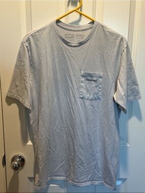 Patagonia Light Gray Responsibi-tee Short-Sleeve Pocket Tee